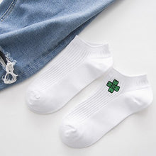 Load image into Gallery viewer, Funny Cartoon White Short Socks