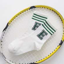 Load image into Gallery viewer, White College Socks