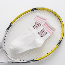 Load image into Gallery viewer, White College Socks