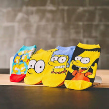 Load image into Gallery viewer, Children Cartoon Cute Funny Cotton Socks - Simpsons Family