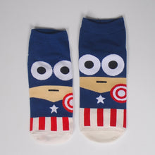 Load image into Gallery viewer, Superheros Boat Socks For Men