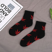 Load image into Gallery viewer, Skateboard Hip Hop Maple Leaf Socks