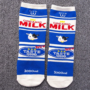 2019 Trend food snack Short Socks